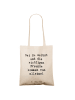Mr. & Mrs. Panda Tasche Spruch Neue Freunde finden mit Spruch in Creme