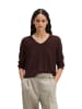 Marc O'Polo Seamless-Pullover relaxed in Black Cherry