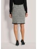 MADELEINE Eleganter Bleistiftrock mit Pariser Flair in graphit / wollweiß / multicolor