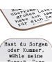 Mr. & Mrs. Panda Glas-Untersetzer Spruch Schutz Rufnummer mit Sp... in Weiß