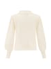 faina Women Sweater in Wollweiss