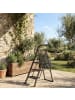 SONGMICS Trittleiter Brody in Schwarz - (B)45 x (H)127 x (T)89 cm