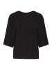 ICHI Kurzarm-Bluse IHCODY Loose fit in Black