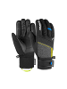 Reusch Fingerhandschuhe Luca R-TEX® XT in 7623 black mel/saf.yell/b.blue