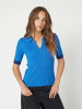 Co'couture Poloshirt BonnyCC SS Knit in Blue