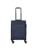 D&N Travel Line 9704 4 Rollen Kabinentrolley S 55 cm mit Dehnfalte in dark blue