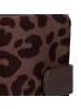Zwei Mademoiselle Geldbörse 10 cm in leo brown