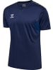 Hummel T-Shirt "Hmlauthentic Pl Jersey S/S" in Blau