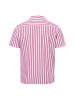 Nils Sundström Freizeithemd in himbeer weiß - 0004