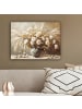 MuchoWow Leinwand Bilder Elegante Blumen
