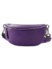 Florence Florence Gürteltasche Leder lila/violett ca. 25cm
