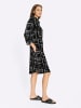 WITT WEIDEN Druck-Kleid in schwarz-weiß-bedruckt