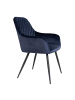 ebuy24 Esszimmerstuhl Hasse Blau 2er Set