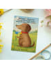 Mr. & Mrs. Panda Postkarte Hund Blume Design mit Spruch in Weiß