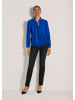 MADELEINE Elegante Bluse mit V-Ausschnitt in royalblau