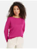 TAIFUN Pullover Langarm Rundhals in Luminous Pink