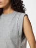 Pieces Oberteil in Light Grey Melange