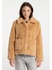myMo Damen Jacke Aus Kunstfell in Kamel