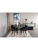 ebuy24 Essgruppe Silar 8 (5-teilig) Schwarz 90 x 120 cm
