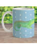 Mr. & Mrs. Panda Kaffeetasse Krokodil ohne Spruch in Blau Pastell