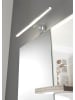 Furn.Design Badmöbel-Set weiß Hochglanz Lack, Eiche mit Waschbecken hängend / stehend