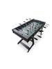 relaxdays Kickertisch in Dunkelbraun - (B)122 x (H)78 x (T)61 cm