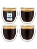 Creano 4er Set Thermoglas "Espressoglas" - 100ml Glas