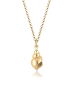 Elli Halskette 925 Sterling Silber Muschel in Gold