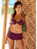 LASCANA Push-Up-Bikini-Top in bordeaux