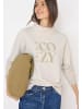 Cecil Sweatshirt in oat milk beige melange