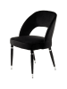 Kayoom 2tlg. Set Stuhl Letisha in Schwarz / Silber