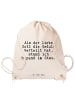 Mr. & Mrs. Panda wander rucksack Als der liebe Gott... mit Spruch in Creme