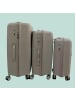 relaxdays 3-tlg. Kofferset in Beige