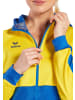 erima Six Wings Trainingsjacke mit Kapuze in new royal/gelb