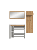 ebuy24 Garderobenmöbel Drive (3-teilig) Weiß 192 x 32 cm