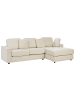 Beliani 2-tlg 4-Sitzer Sofa KOHLO in Beige/Schwarz