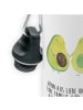 Mr. & Mrs. Panda Kindertrinkflasche Avocado Pärchen mit Spruch in Weiß