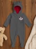 Disney Disney Mickey Mouse Fleece Overall Kapuze Strampler Onesie Jumpsuit in grau