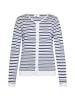 usha BLUE LABEL Damen Cardigan in WEISS MARINE