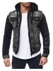 Cipo & Baxx Herren Regular Fit Jacke Denim in Black
