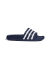 adidas Pantolette Aqua in dark blue/white/dark blue