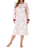 NORMANN Nachthemd Kuschelinterlock - 69631 in creme