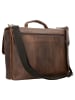 Leonhard Heyden Salisbury Aktentasche Leder 39 cm Laptopfach braun