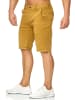 Max Men Chino Shorts Capri 3/4 Hose Stretch Bermuda in Gelb