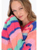 myMo Sweater in orange multicolor
