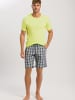 Hanro Schlafshorts Night & Day in green check