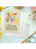 Mr. & Mrs. Panda Postkarte Hase Küken mit Spruch in Blumig