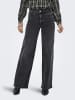 JDY Straight Leg Jeans für Damen in dunkel-grau