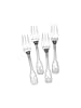 Ritzenhoff & Breker 4-tlg. Kuchengabel-Set Holly in 14,2 cm in silber