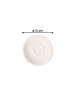 Villeroy & Boch 6er Set Mokka- / Espressountertasse NewMoon in Weiß ø 13 cm in weiß